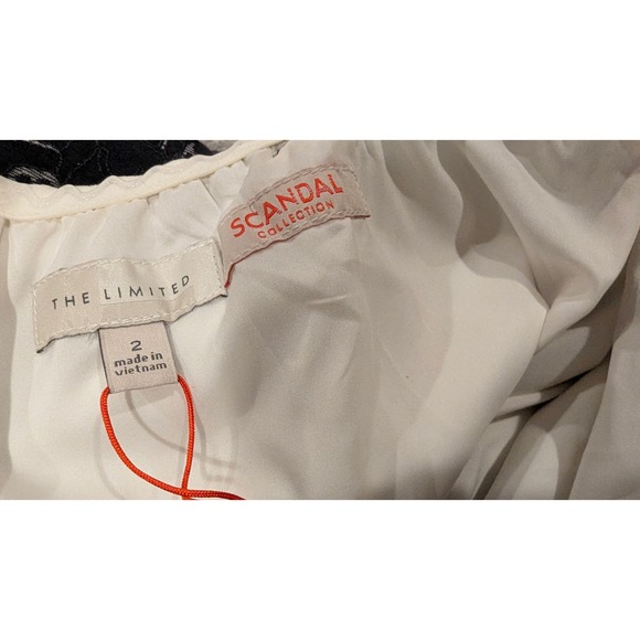 The Limited Scandal Collection Black Lace Sheath Dress Halter Neck Size 2 - Picture 8 of 10